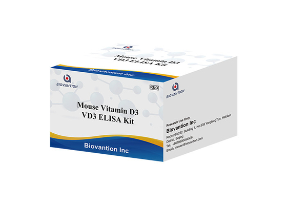 Sandwich Elisa VD3 Bộ xét nghiệm RUO Vitamin D3 Elisa Kit để sử dụng nghiên cứu