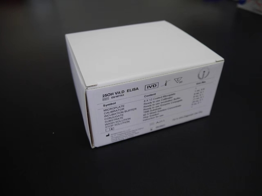 Bộ thử nghiệm vitamin D elisa đặc tính Bộ thử nghiệm Elisa với thời hạn sử dụng 18 tháng 2-3 giờ Thời gian thử nghiệm bằng Biovantion