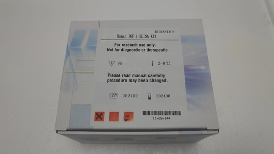 IGF-1 RUO ELISA test for Specificity Serum/Plasma Assay 2-3 Hours ELISA Test Lưu trữ ở 2-8.C
