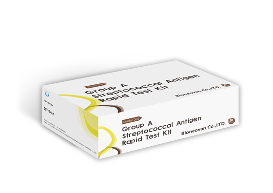 Groud A Stretococcal Antigen Rapid Test Kit 50 xét nghiệm đọc nhanh trong 5-15 phút