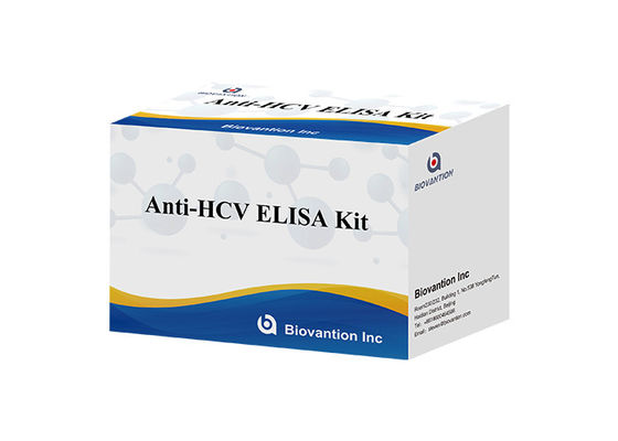 Bộ xét nghiệm Elisa Anti-HCV với độ đặc hiệu cao cho 96 xét nghiệm và thời gian xét nghiệm 1.5-3 giờ