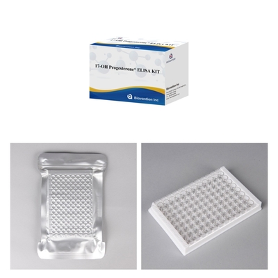 17-OH Progesterone tiết ra trong vitro Chẩn đoán Elisa Test Kit cho phụ nữ có phụ kiện