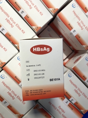 Bộ thử nghiệm phản ứng phát hiện ELISA Chất thử nghiệm Elisa HBsAg độ chính xác cao