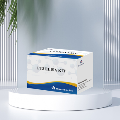 FT3 Triiodothyronine miễn phí cho các bộ dụng cụ chẩn đoán cho con người với thử nghiệm ELISA 96T cho phòng thí nghiệm bệnh viện lâm sàng