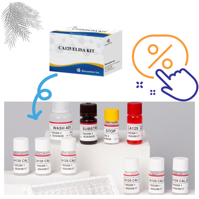 Biovantion CA125 ((Quantitative) Thời hạn sử dụng 18 tháng Elisa Test Kit với độ nhạy và đặc tính