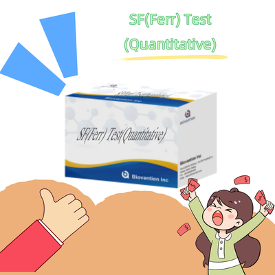 Bộ thử nghiệm ELISA chính xác và nhanh SF ((Ferr) Công cụ thú y để phát hiện định lượng serum ferritin Chẩn đoán