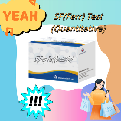 Bộ thử nghiệm ELISA chính xác và nhanh SF ((Ferr) Công cụ thú y để phát hiện định lượng serum ferritin Chẩn đoán