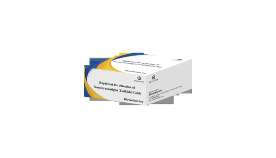 Norovirusantigen igM Thiết đoán nhanh nhạy cảm của thử nghiệm vàng ốc băng thử nghiệm nhanh