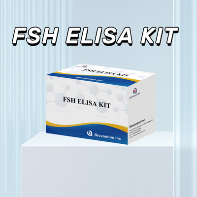 Thời gian sử dụng 18 tháng Độ nhạy FSH (thể lượng) ELISA Kit cho phát hiện kháng thể kháng nguyên