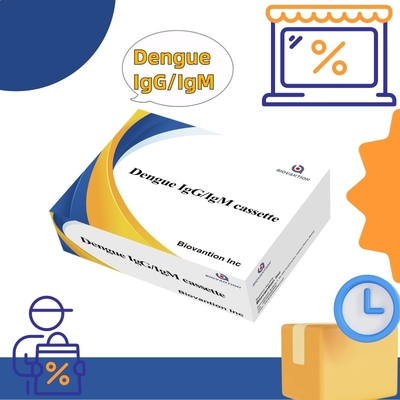 Xét nghiệm nhanh IgG / IgM Dengue với thời gian sử dụng 24 tháng và độ nhạy cao