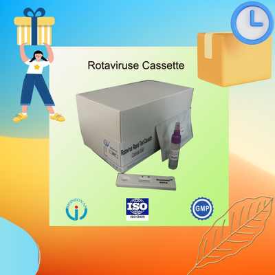 IVD Rotavirus Rapid Cassette Colloidal Gold Rapid Test for Hospital Diagnosis 2-30C Thời hạn sử dụng 24 tháng