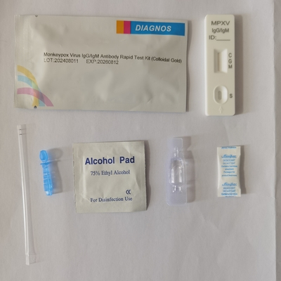 Virus thủy đậu monkeypox IgG/IgM Antibody Rapid Test Kit Serum Plasma Or Whole Blood