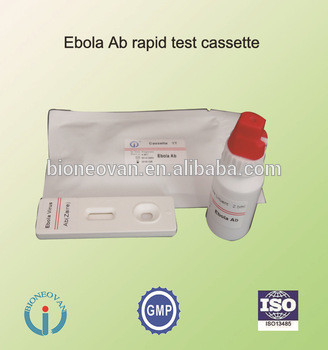 Bộ thử nghiệm nhanh EBOLA Ab Bộ thử nghiệm huyết thanh cho chẩn đoán y tế
