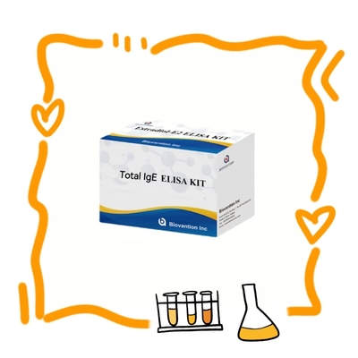 Bộ thử nghiệm tổng IgE kháng thể IgE ELISA Enzyme chẩn đoán trong ống nghiệm