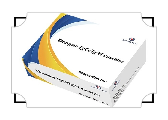 Cassette kiểm tra nhanh sốt xuất huyết để phát hiện bệnh nhạy cảm với thời hạn sử dụng 24 tháng