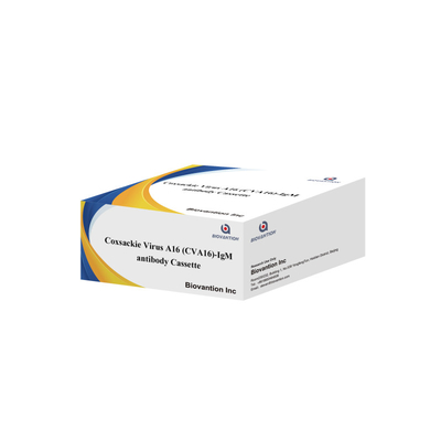Virus Coxsackie A16 CVA16-IgM Vật kháng thể Cassette WB/S/P Colloidal Gold Rapid Test