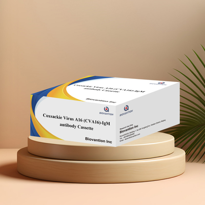 Virus Coxsackie A16 CVA16-IgM Vật kháng thể Cassette WB/S/P Colloidal Gold Rapid Test