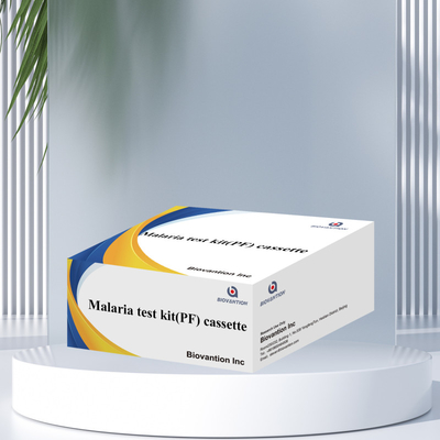 Malaria Pf Test Kit Kiểm tra nhanh Reagent IVD phát hiện các phản ứng chính xác cao cho con người
