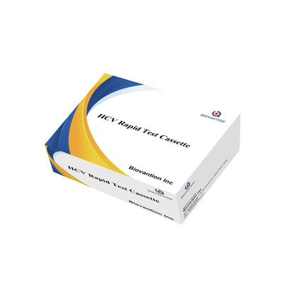 Giá nhà máy Độ nhạy 5-15 phút HCV Ab Strip Cassette Test Kit Cho kết quả nhanh chóng