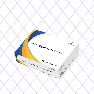 Giá nhà máy Độ nhạy 5-15 phút HCV Ab Strip Cassette Test Kit Cho kết quả nhanh chóng