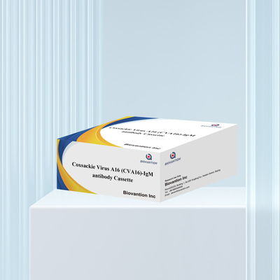 Chất phản ứng chẩn đoán IVD CVA16 Virus Coxsackie A16 CVA16-IgM Antibody Cassette WB/S/P Colloidal Gold Rapid Test