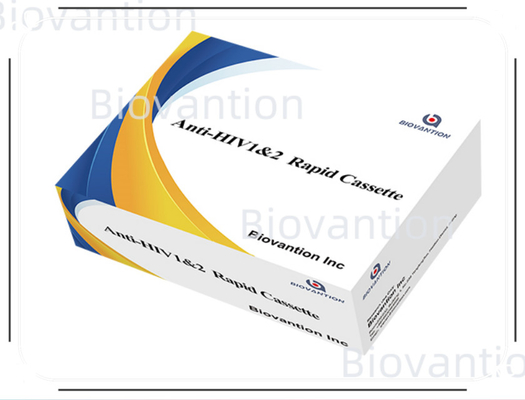 Phương pháp thử nghiệm nhanh HIV 1/2 Phương pháp thử nghiệm phát hiện vàng colloidal với 25 thử nghiệm