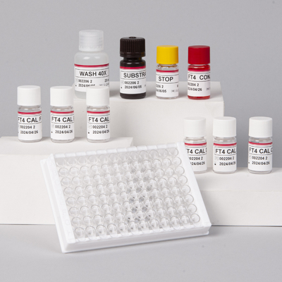FT4 Elisa Test Kit Thyroxin Free Enzyme-Linked Immunoassay Kit Kiểm tra định lượng