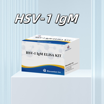 HSV-1 IgM Chẩn đoán y tế Elisa Test Kit với thời hạn sử dụng 18 tháng