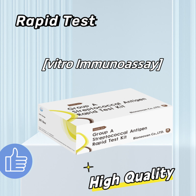 Bộ thử nghiệm nhanh GAS cao độ chính xác Groud A Stretococcal Antigen 50 Thử nghiệm đọc nhanh