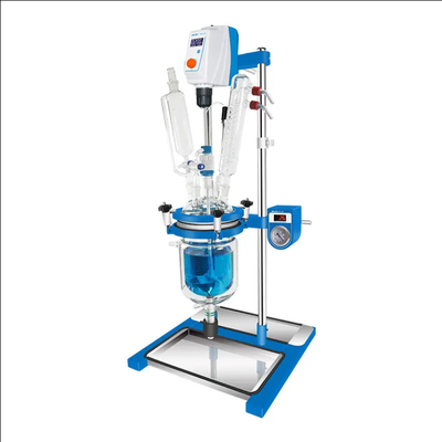 Thiết bị y tế Máy phản ứng kính chân không Máy phản ứng kính trộn 1L 2L 5L Phản ứng kính điều khiển tần số thay đổi tốc độ