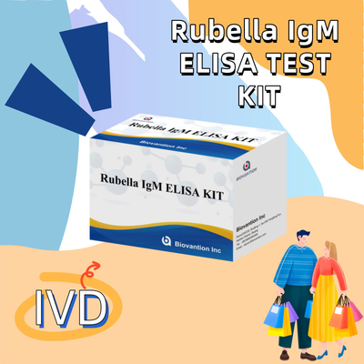 Elisa Test Kit For Rubella Công cụ phát hiện IgM cho kháng thể Rubella IgG trong sử dụng ở người