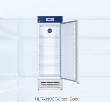 Tủ lạnh không lửa Thiết bị phòng thí nghiệm y tế Cửa đôi thẳng đứng