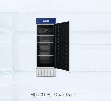 Tủ lạnh không lửa Thiết bị phòng thí nghiệm y tế Cửa đôi thẳng đứng