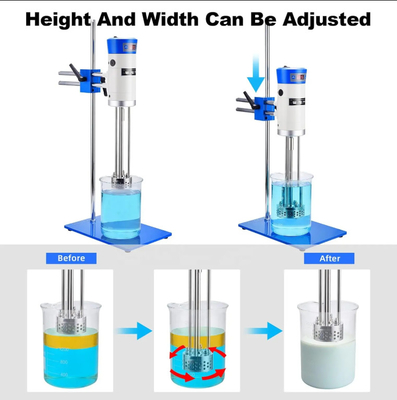 Phòng thí nghiệm 40L Máy trộn mỹ phẩm phòng thí nghiệm homogenizer High Speed homogenizer phòng thí nghiệm High Shear Homogenizer