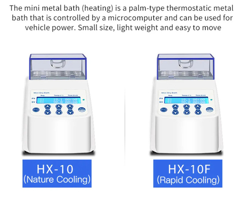 HUXI Mini Dry Bath dry Dry Bath Incubator RT + 5 °C đến 100 °C