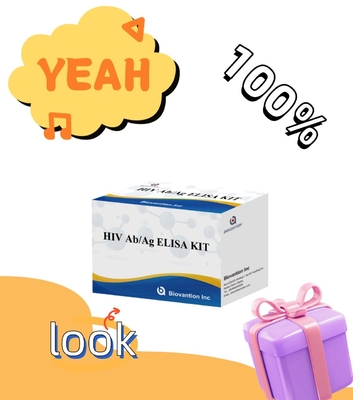 IVD Reagent HIV Ab Ag Elisa Test Kits Độ nhạy cao / đặc tính