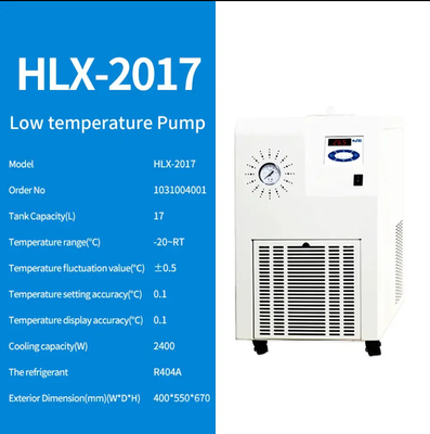 Máy bơm nước làm mát nhiệt độ thấp 17L -20~RT Máy bơm nước làm mát phòng thí nghiệm
