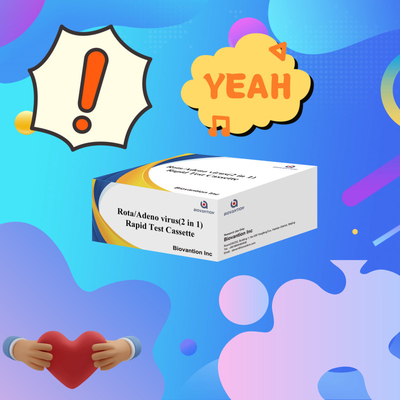 Rota Virus Antigen Sensitivity Colloidal Gold Rapid Test cho chẩn đoán ở người