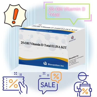 Thiết bị thử nghiệm Elisa 25-OH vitamin D nhạy cảm để đo định lượng 25-hydroxyvitamin D trong huyết thanh hoặc huyết tương Đánh giá tình trạng vitamin D và hỗ trợ