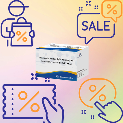 Bộ chẩn đoán cho kháng thể IgM parvovirus B19 của con người ELISA lý tưởng cho Erythema Infectiosum và biến chứng trong thai kỳ