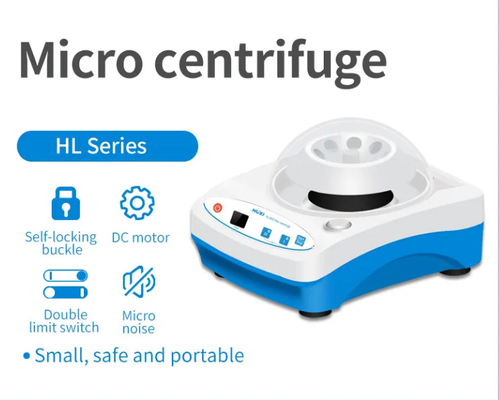 Phòng thí nghiệm di động Phòng ly tâm mini 6/8 ống 4000 RPM CE được chứng nhận Thiết kế nhỏ gọn Nhựa và kim loại lý tưởng cho nghiên cứu phòng thí nghiệm nhỏ