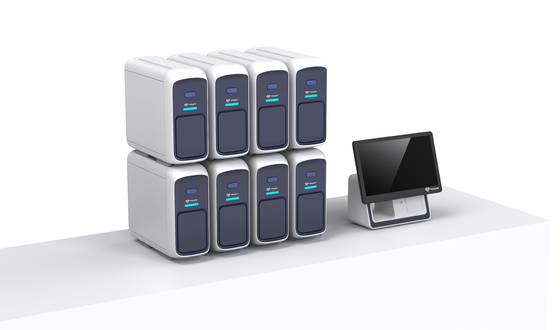 Chẩn đoán xét nghiệm lâm sàng Hệ thống phát hiện mầm bệnh đường hô hấp Real Time PCR SARS CoV 2 cúm A B Máy phân tích