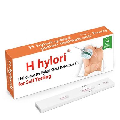 Bộ thử nghiệm Helicobacter Pylori cho sử dụng tại nhà với kết quả nhanh và độ chính xác cao Bộ phát hiện phân H. Pylori