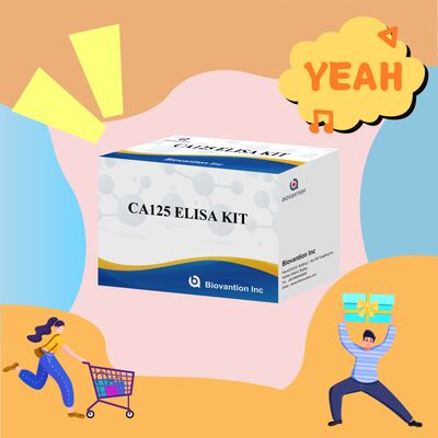 Bộ xét nghiệm ELISA CA125 độ nhạy cao với 96 xét nghiệm và thời gian xét nghiệm 1 giờ để chẩn đoán ung thư chính xác