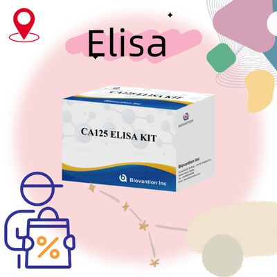 Bộ xét nghiệm ELISA CA125 độ nhạy cao với 96 xét nghiệm và thời gian xét nghiệm 1 giờ để chẩn đoán ung thư chính xác