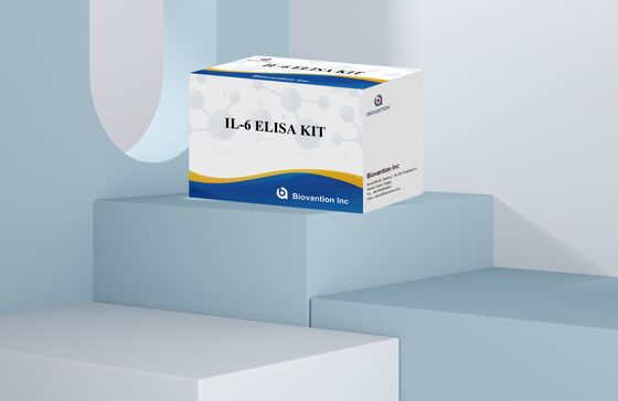 IL-6 Interleukin-6 Human ELISA Kit với độ chính xác 99% 24 tháng thời hạn sử dụng và 96 xét nghiệm/Kit