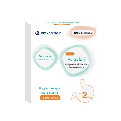 Home Use Helicobacter Pylori Antigen Rapid Test Cassette for Stool Detection with 10–15 Minutes Results and High Accuracy