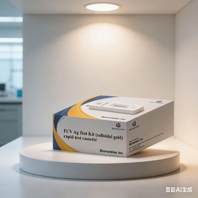 Pet Cat FCV Ag Test Kit Rapid Feline Calicivirus Antigen Detection Colloidal Gold Strips for Clinic & Home Use