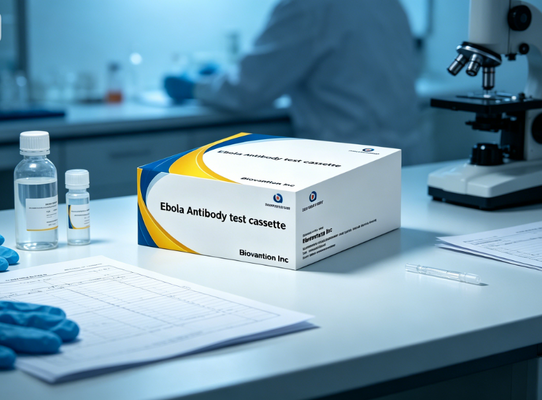 Bộ xét nghiệm nhanh virus Ebola Băng thử nghiệm chẩn đoán kháng thể IgM kháng nguyên Ebola vàng keo cho phòng thí nghiệm bệnh viện Sàng lọc khẩn cấp